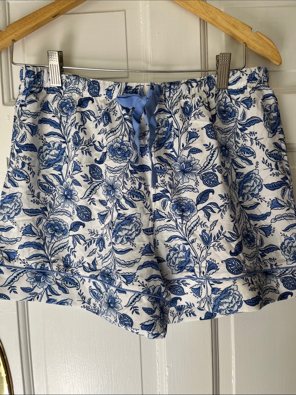 Blue Floral Women’s Sleep/beach shorts